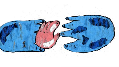 Blue Hands