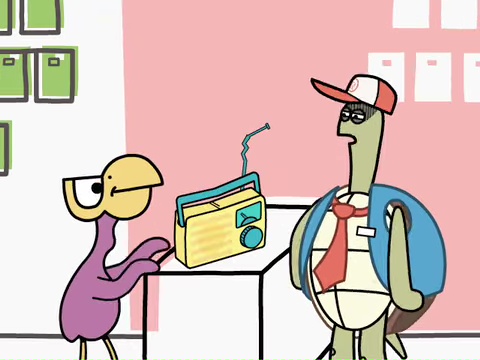 Baby Bird Visits Radio Shack