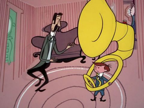 Little Boy With a Big Horn