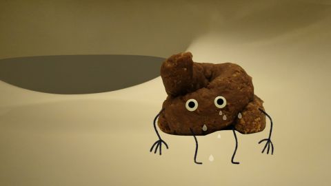 Showering turd