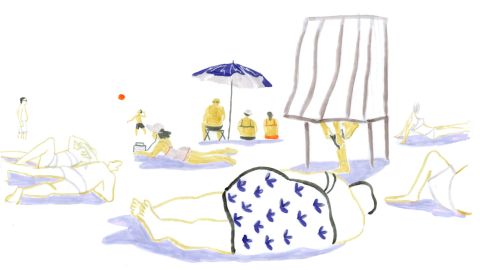 Five minutes to sea