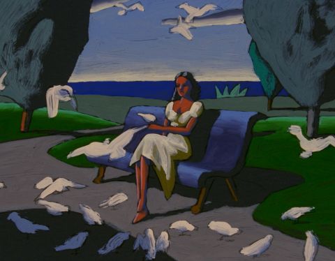 The Young Girl and the Clouds