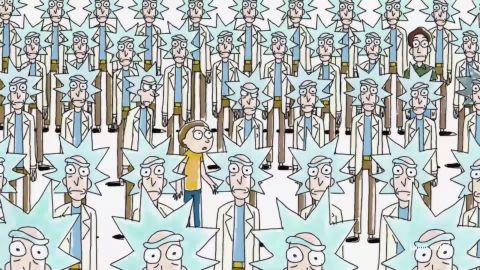Rick and Morty Exquisite Corpse