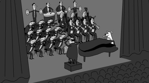 Dog Pianist
