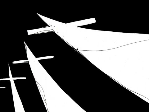 Black-and-white Television Tells His Story to Zorro